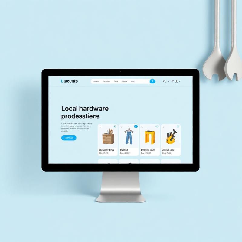 Projet de démonstration de développement Web sur mesure pour un quincaillier local